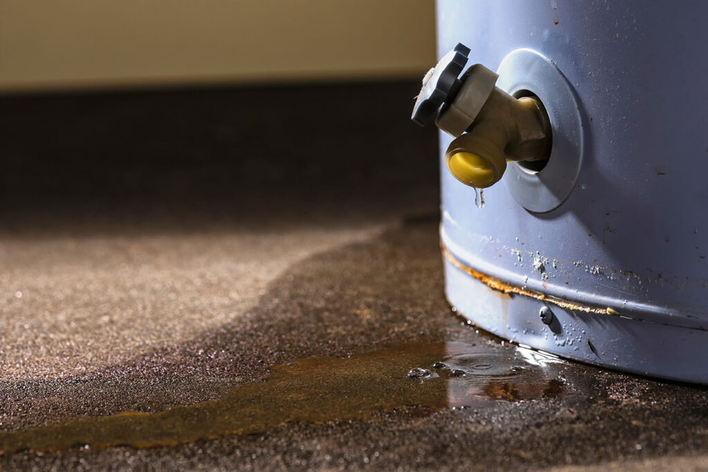 leaking water heater